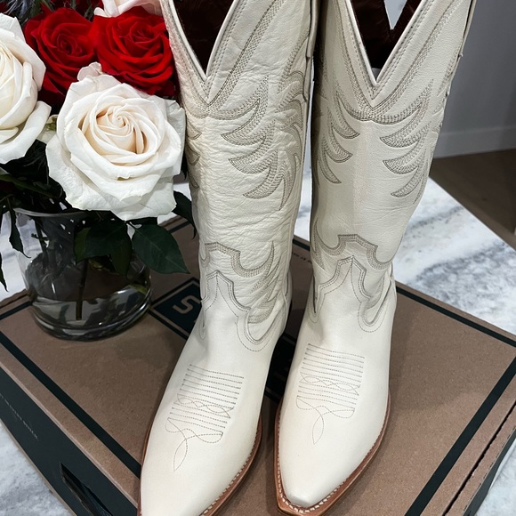 Tecovas The Annie Bone Calfskin Boot - Picture 3 of 6